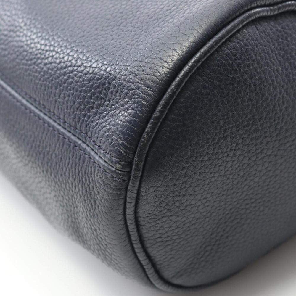 CHRISTIAN DIOR Blue Leather Shoulder Bag - Picture 6 of 9
